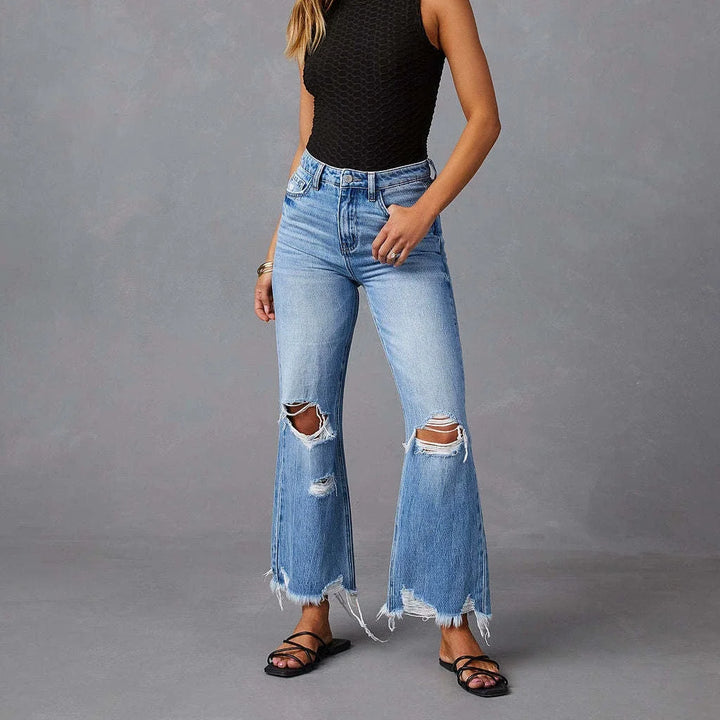 Aria High-Rise Ankle Jeans