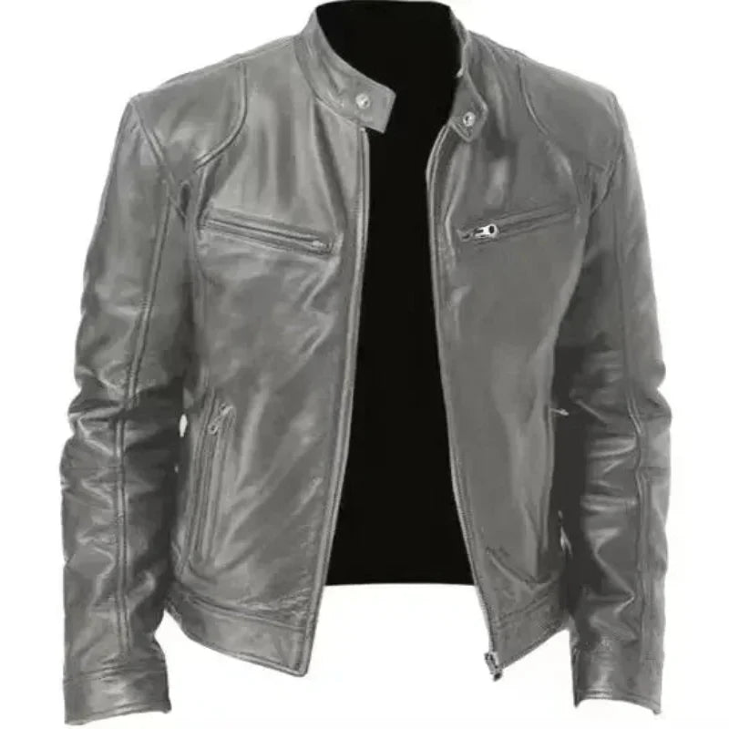 Grzegorz™ | Men's Business Jacket Made of PU Leather