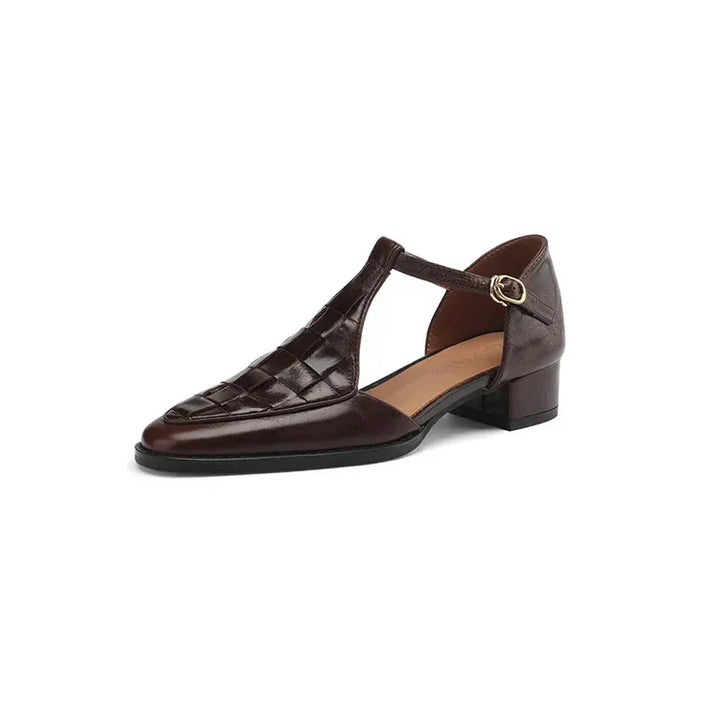Daphne | Vintage-Style Strap Heels