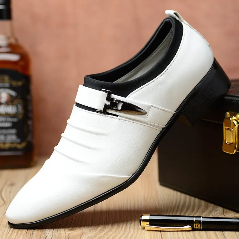JULIAN™ | Luxury Men's Oxford Shoes Made of Cotton and Leather - Eliza©