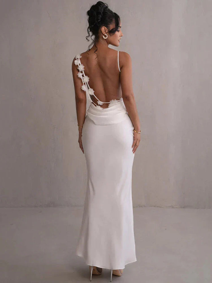 Laila | Elegant Satin Maxi Dress