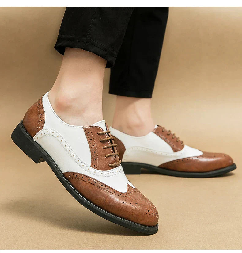 MARIO™ | Classic Italian Oxford Shoes with Monk Strap - Eliza©
