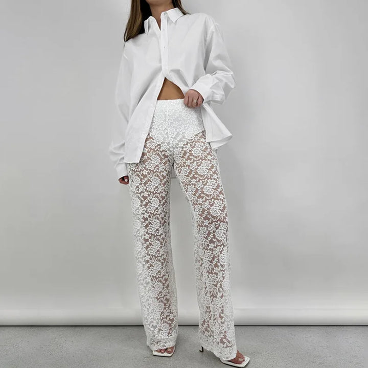 Celeste Sheer Lace Pants