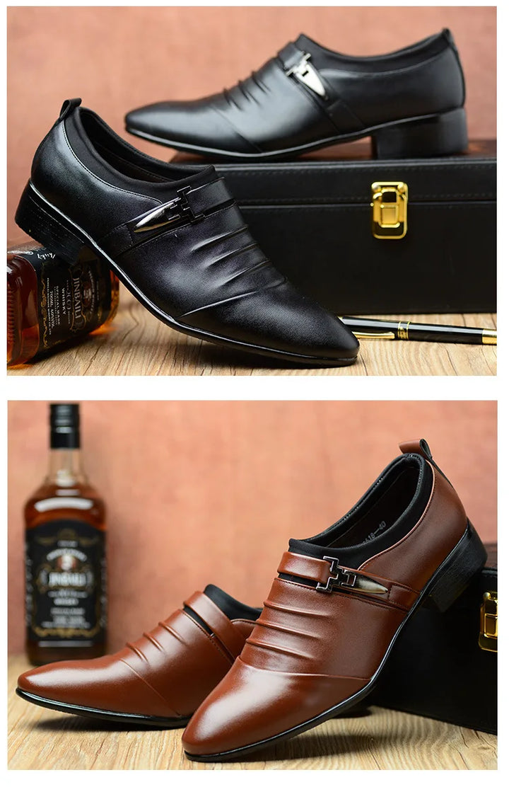 JULIAN™ | Luxury Men's Oxford Shoes Made of Cotton and Leather - Eliza©