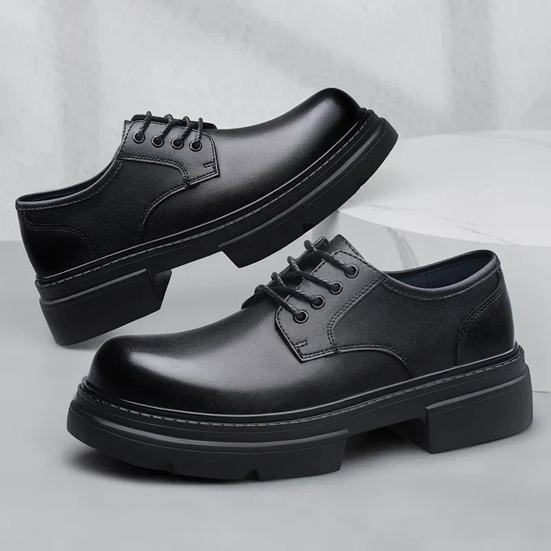 MASON™ | Luxury Leather Platform Shoes - Eliza©