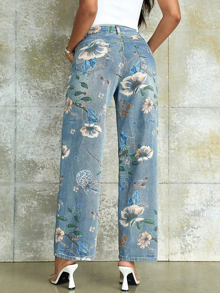 Alice Floral Jeans