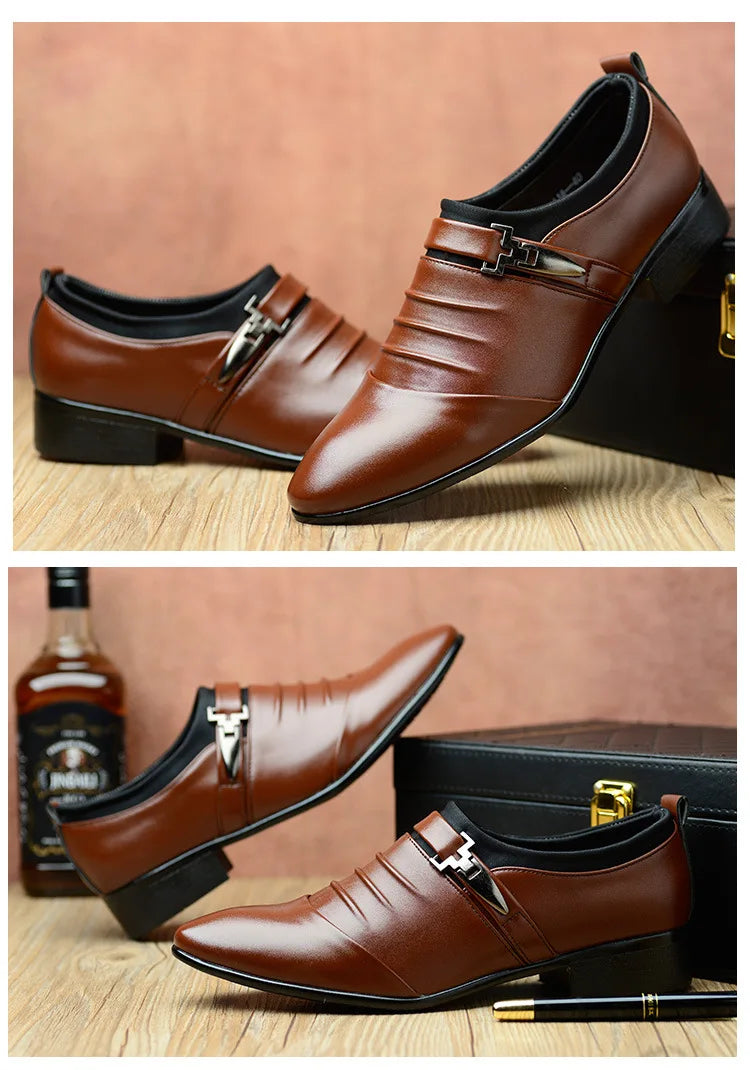 JULIAN™ | Luxury Men's Oxford Shoes Made of Cotton and Leather - Eliza©