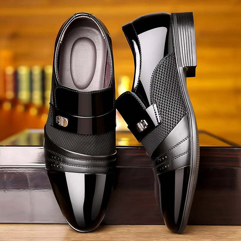 MILO™ | Men's Leather Sneakers with Thick Sole - Eliza©