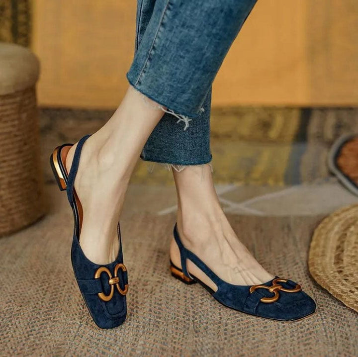 Matilda | Elegant Leather Slingbacks