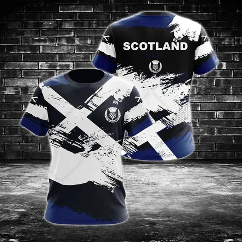 Scotland Rugby Style Fan Jersey