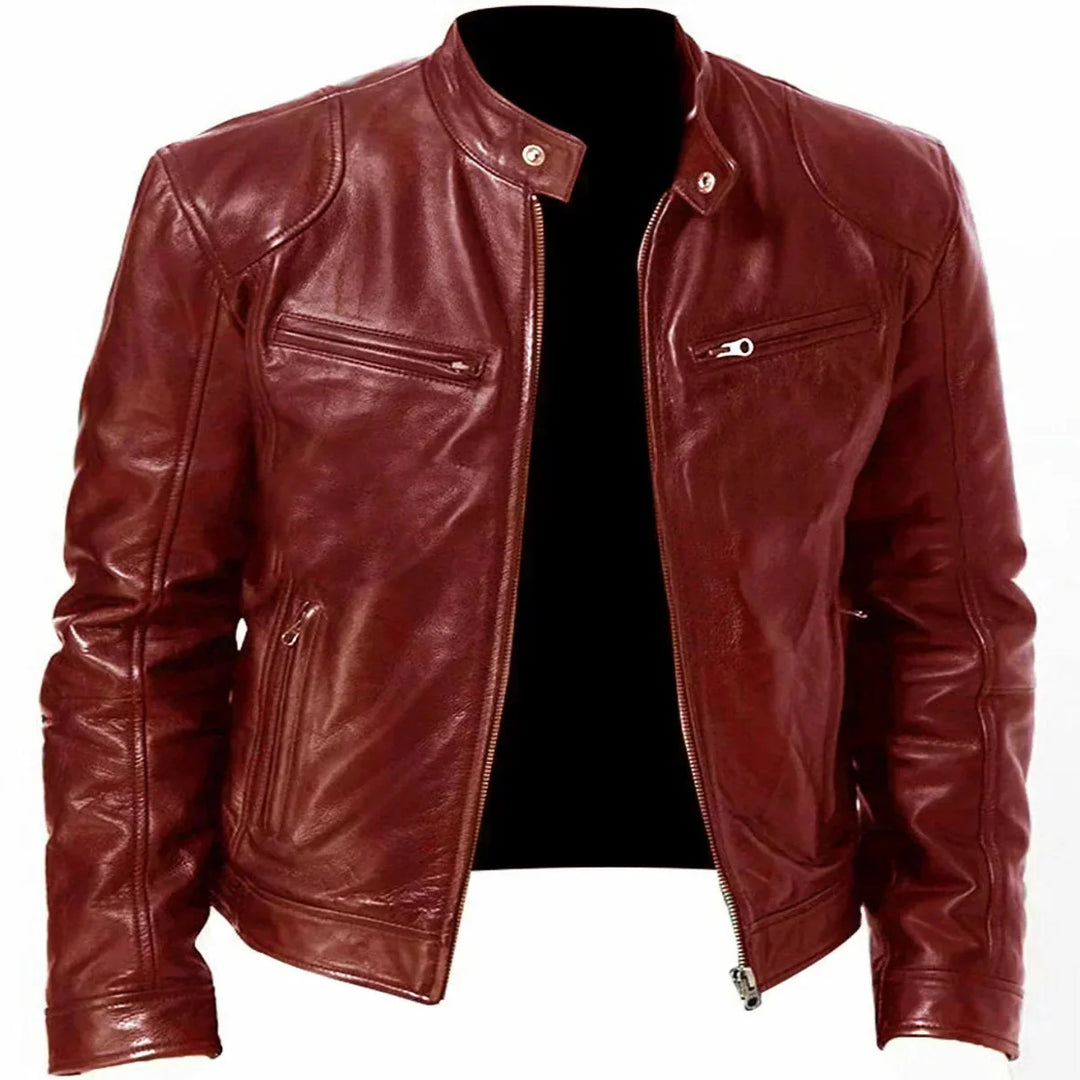 Grzegorz™ | Men's Business Jacket Made of PU Leather