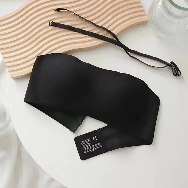 Women's Seamless Strapless Push-Up Bra