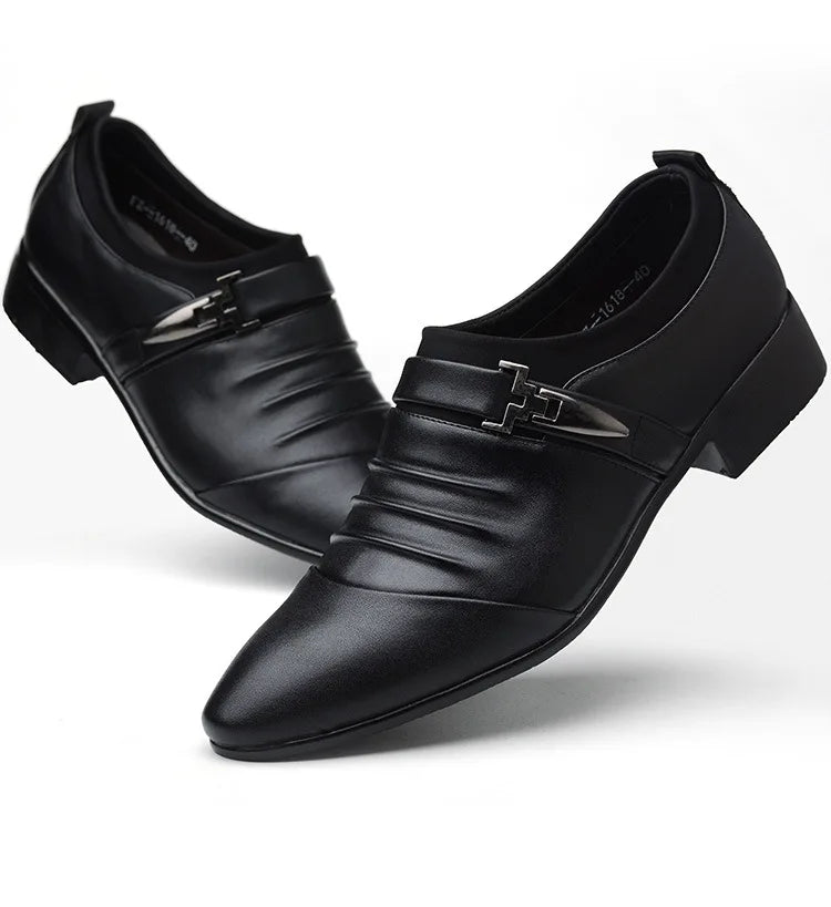 JULIAN™ | Luxury Men's Oxford Shoes Made of Cotton and Leather - Eliza©