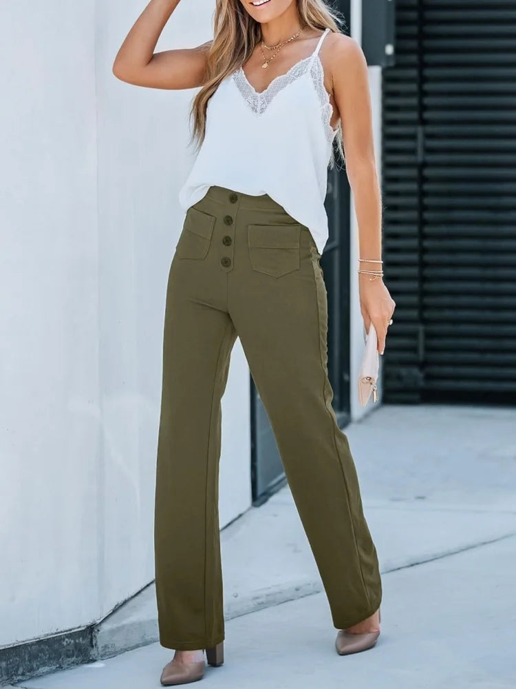 Extra Stretch High-Waist Comfort Trousers
