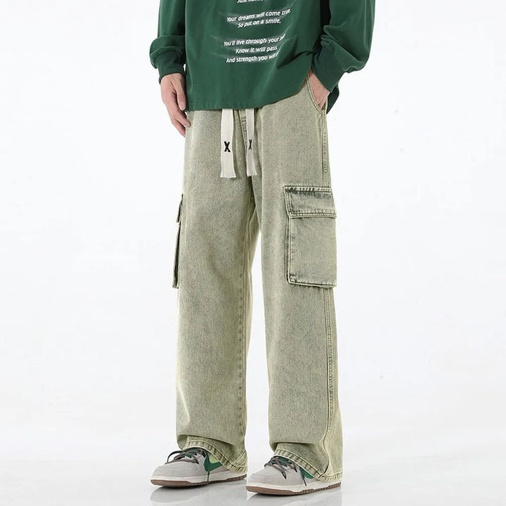 Kaydrax Loose Cargo Jeans