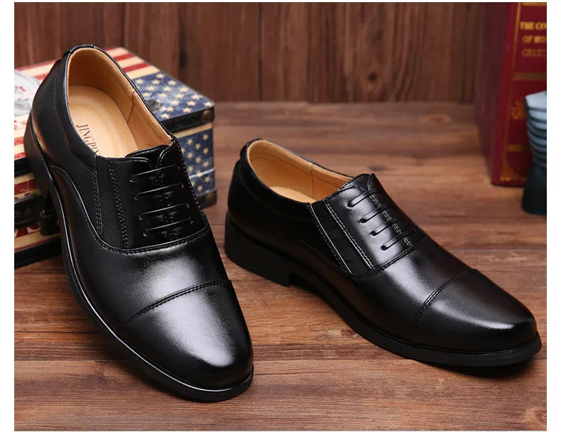 ENZO™ | Elegant Men's Leather Shoes by Eliza©