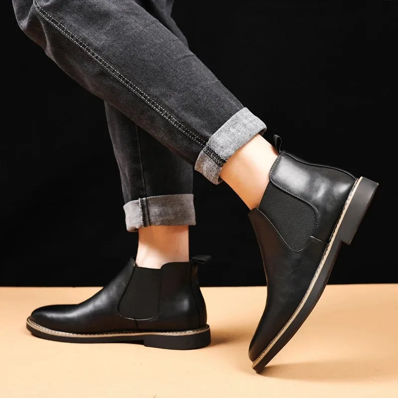 Eliza© | Classic Leather Ankle Boots JONAS™