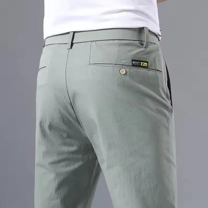 Men's Lightweight Slim Fit Pants – Breathable, Flexible, and Comfortable for Everyday Wear