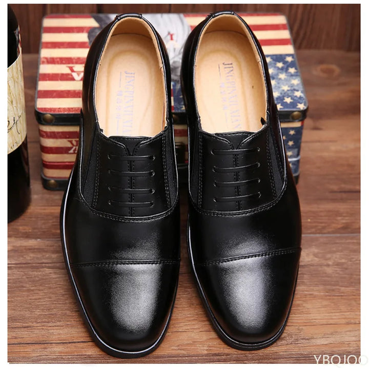 ENZO™ | Elegant Men's Leather Shoes by Eliza©