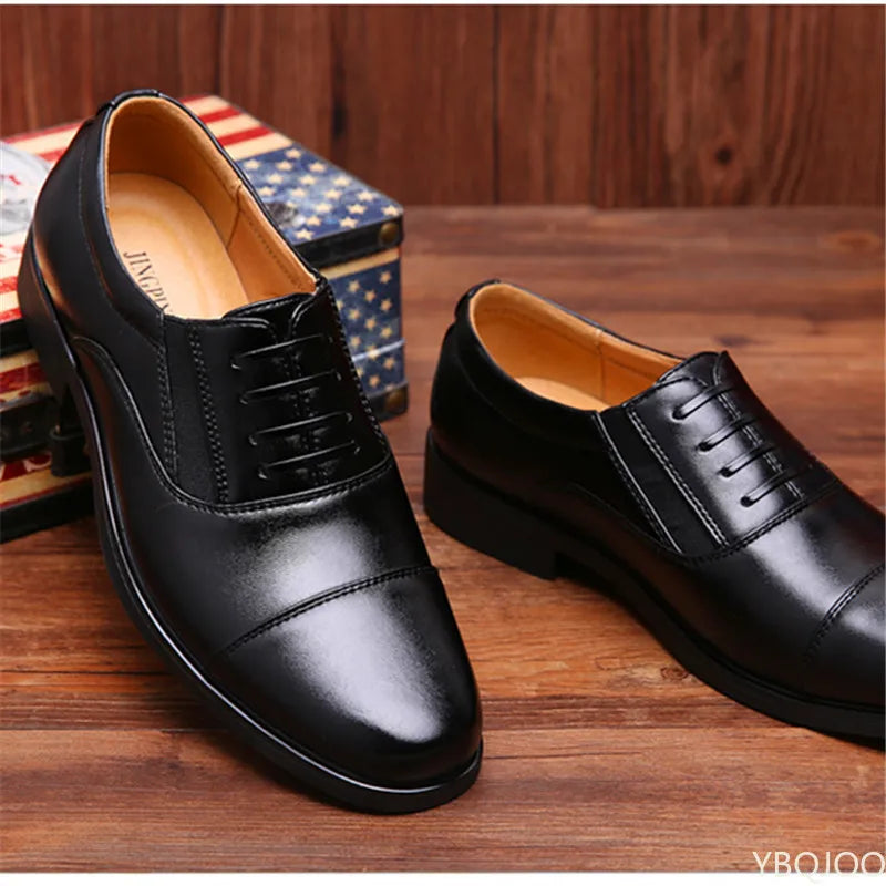 ENZO™ | Elegant Men's Leather Shoes by Eliza©