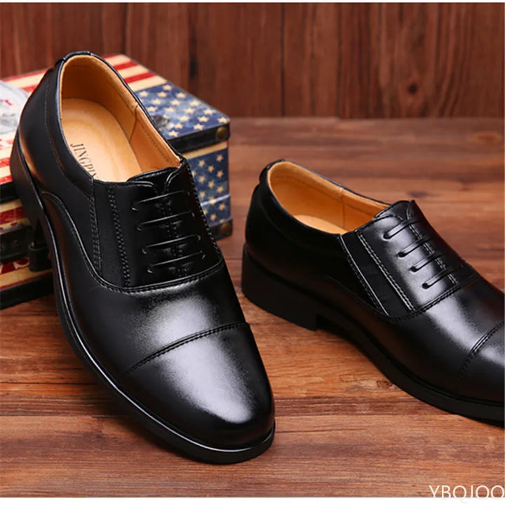 ENZO™ | Elegant Men's Leather Shoes by Eliza©