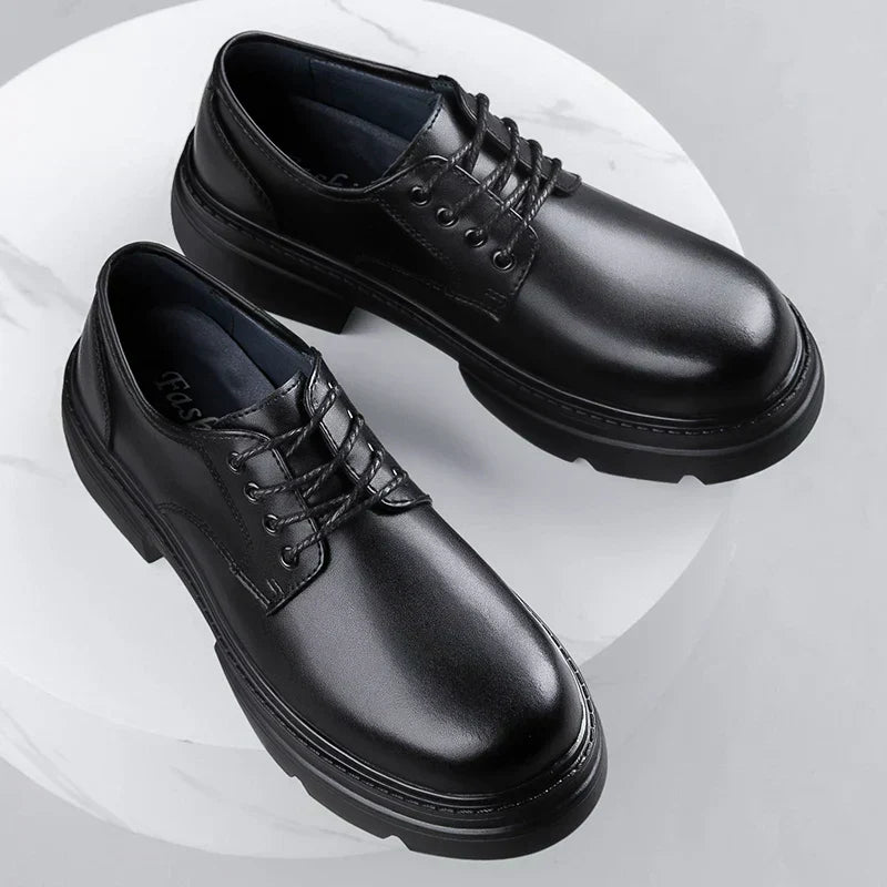 MASON™ | Luxury Leather Platform Shoes - Eliza©