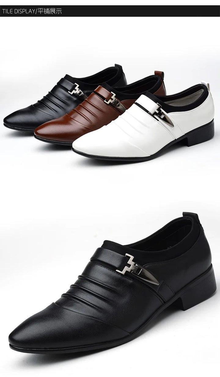 JULIAN™ | Luxury Men's Oxford Shoes Made of Cotton and Leather - Eliza©