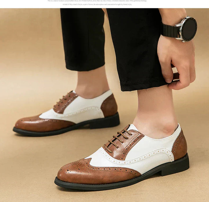 MARIO™ | Classic Italian Oxford Shoes with Monk Strap - Eliza©