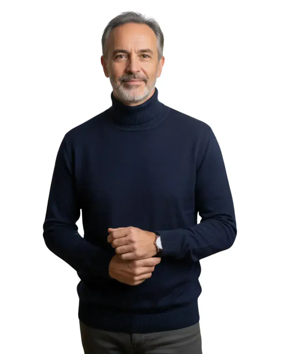 Classic Men’s Turtleneck Sweater