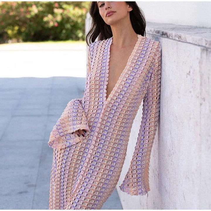 Aveline | Cropped Silk Dress