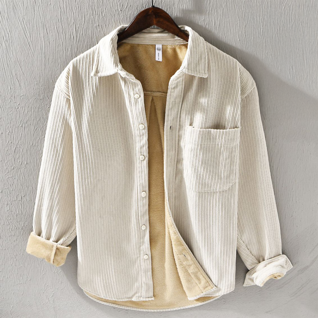ASHCROFT LINED CORD SHIRT