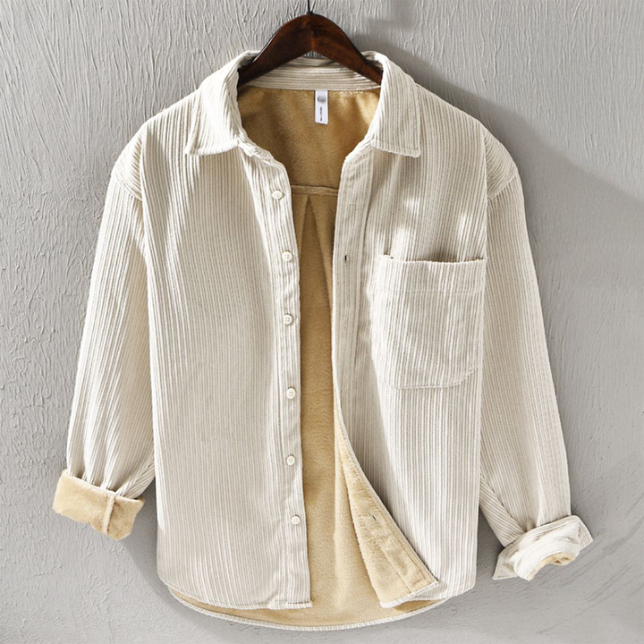 ASHCROFT LINED CORD SHIRT