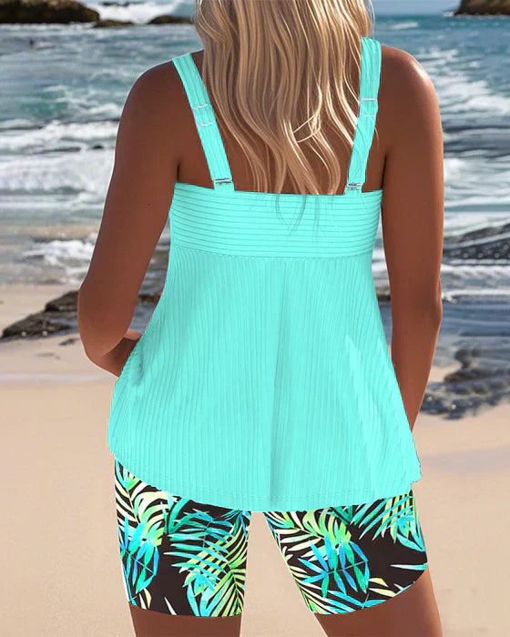 Lina | Comfortable swimsuit with shorts for confident wearers