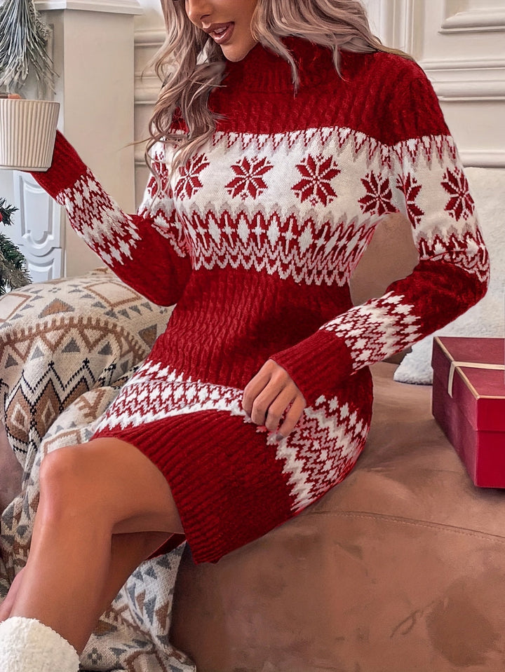 Mireille | Festive Knit Dress