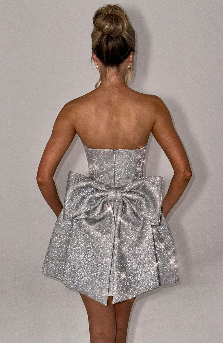 Diana | Back-Bow Sparkle Dress