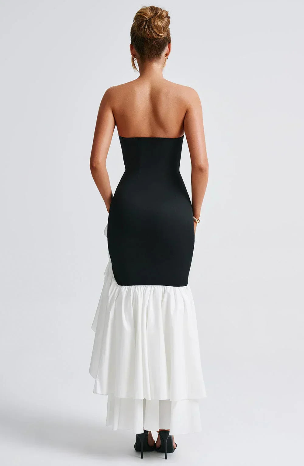 Vivienne | Sleeveless Ruffled Maxi Dress