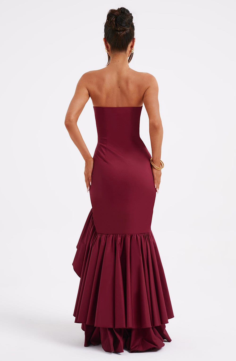 Vivienne | Sleeveless Ruffled Maxi Dress