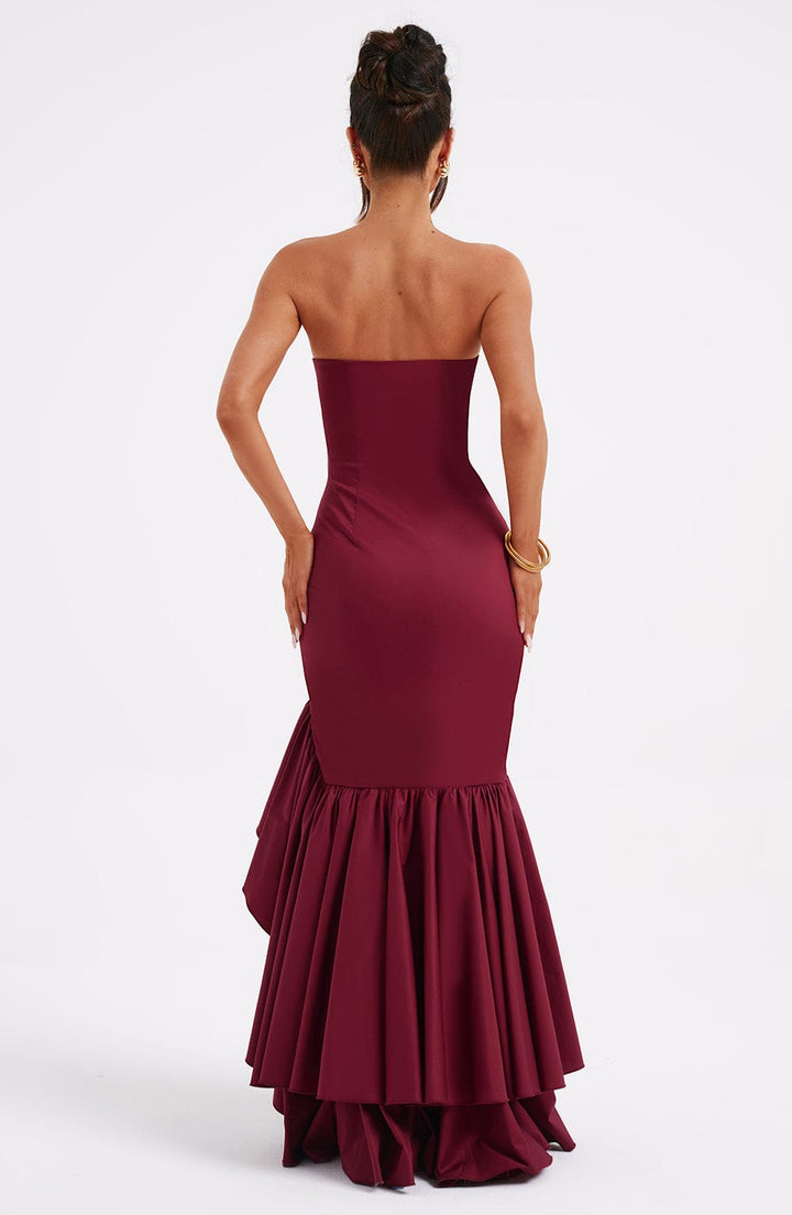 Vivienne | Sleeveless Ruffled Maxi Dress