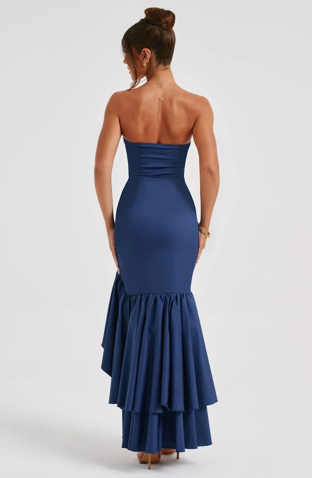 Vivienne | Sleeveless Ruffled Maxi Dress