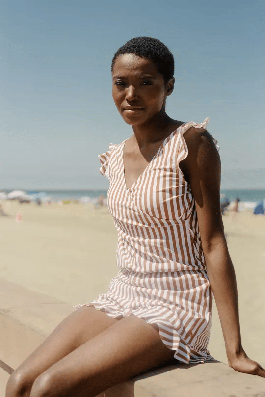 MAGDALENA | Swimsuit with Ruffles and Bust Support