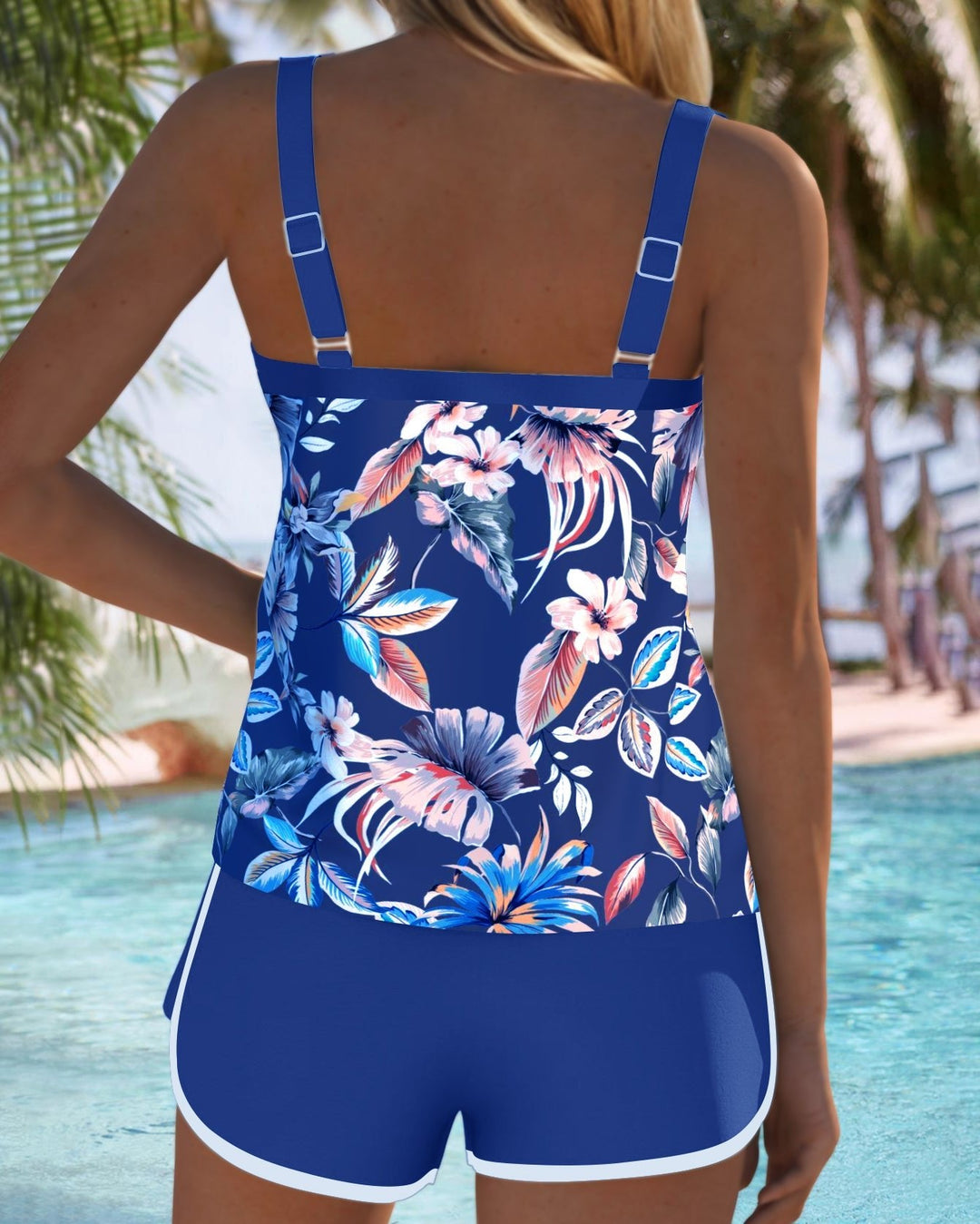 Flattering Floral Tankini Set