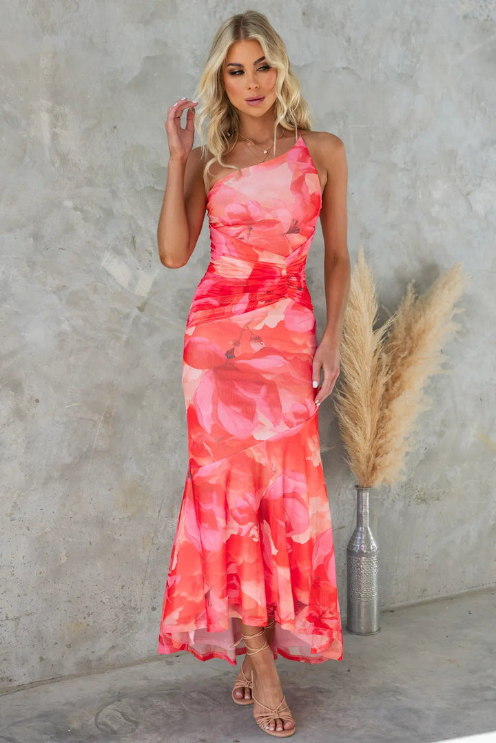 Imara | Pleated Silk Dress