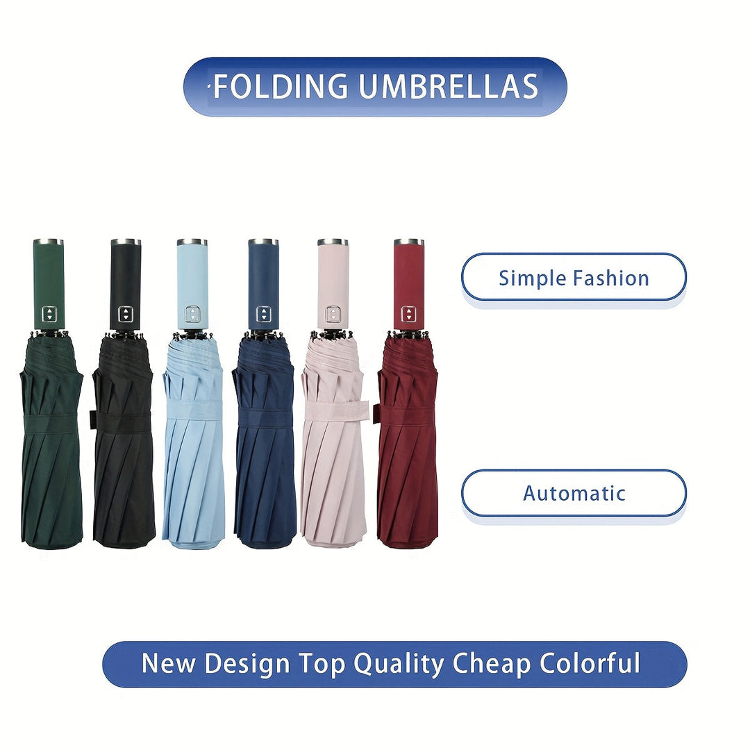 Automatic Folding Sun and Rain Umbrella