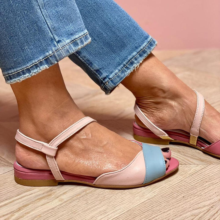 Elysia | Colour-Blocked Ballet Flats