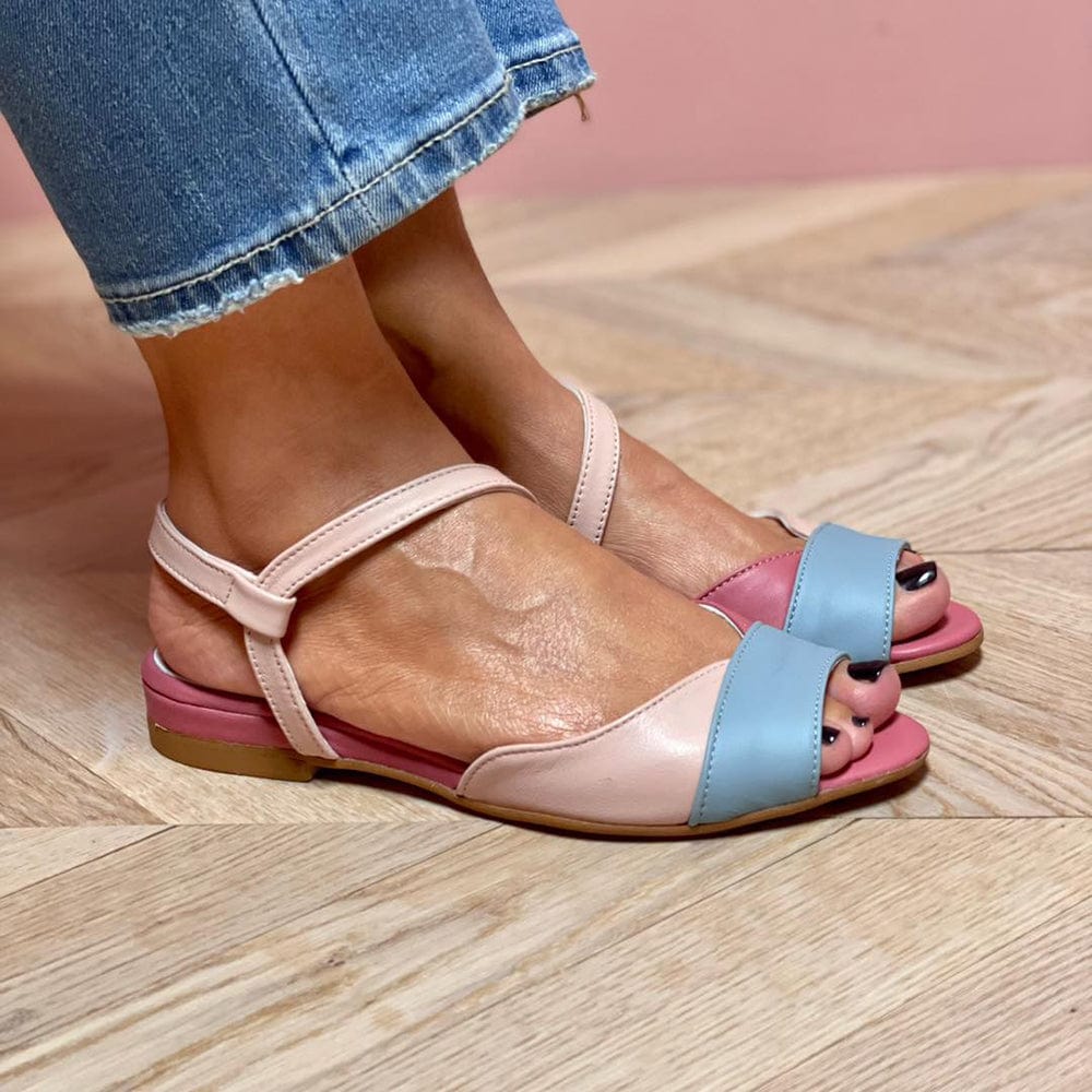 Elysia | Colour-Blocked Ballet Flats