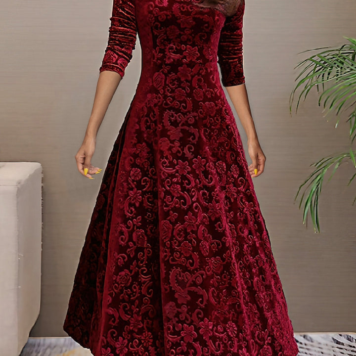 Daphne | Luxe Velvet Evening Dress