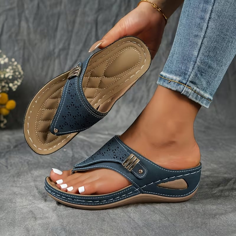 Calira™ | Comfortable Wedge Sandals with Support