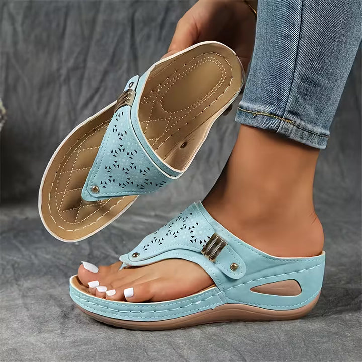 Calira™ | Comfortable Wedge Sandals with Support