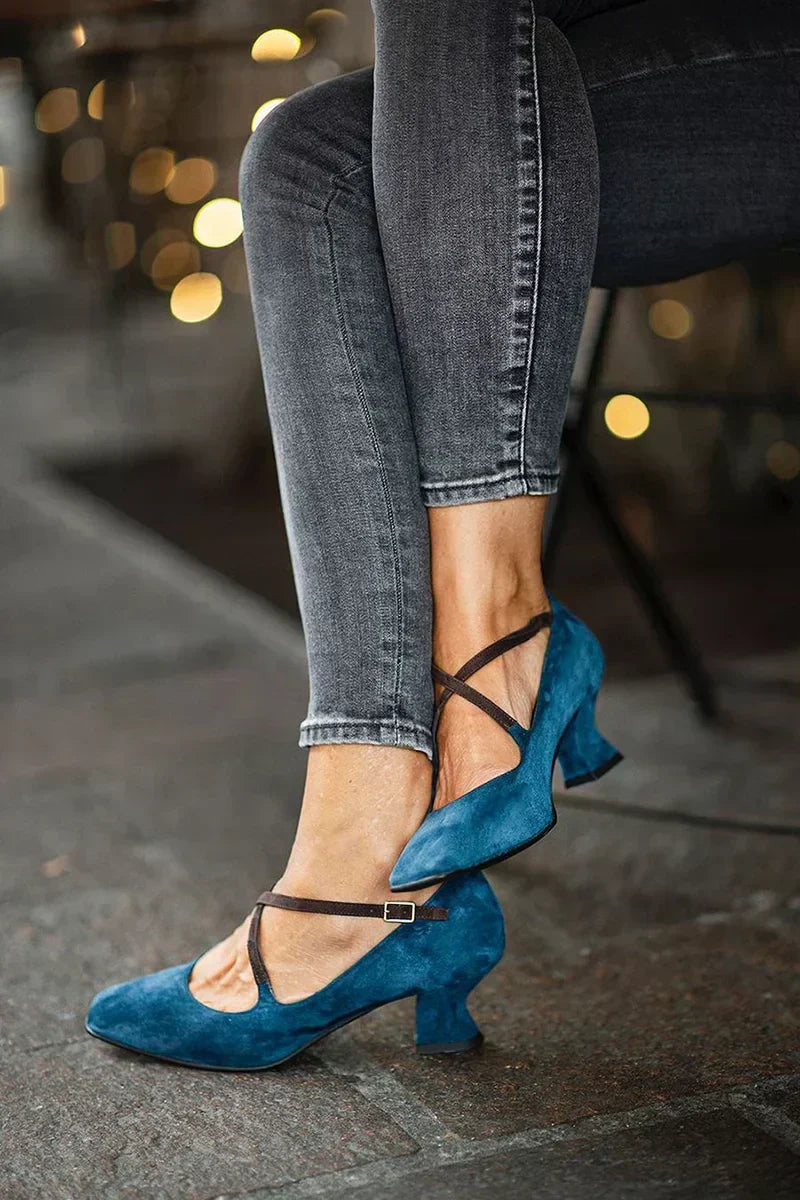 Amara | Refined Strap Mid-Heels