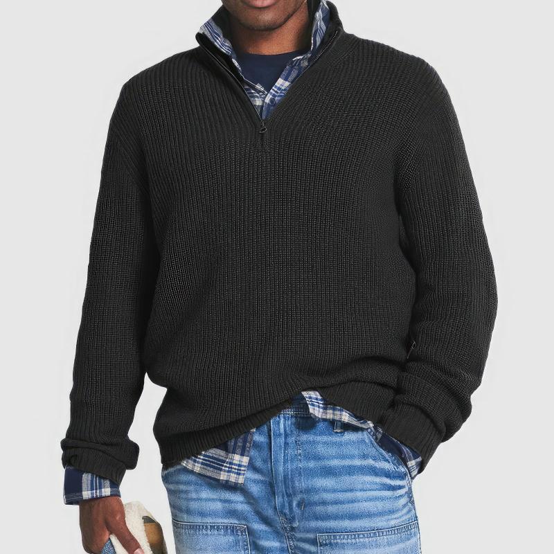 Bolesław | Elegant Men's Sweater with Zipper